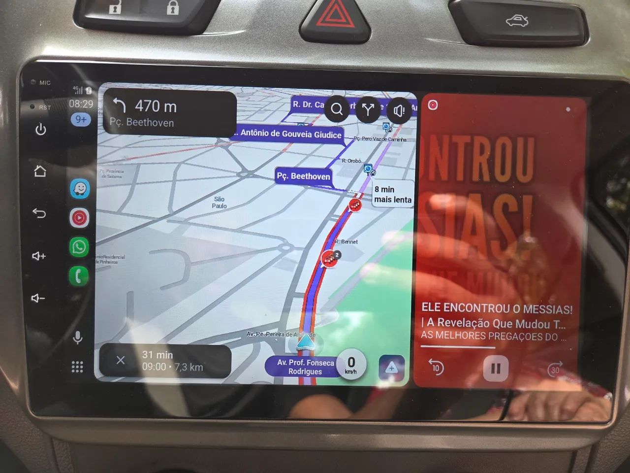 Central Multimidia 9 Polegadas Adak T-play 9232 - Foto 5