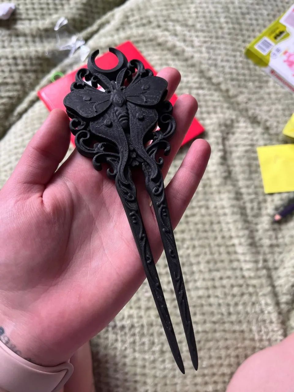 Presilha para cabelo de mariposa  - Foto 4