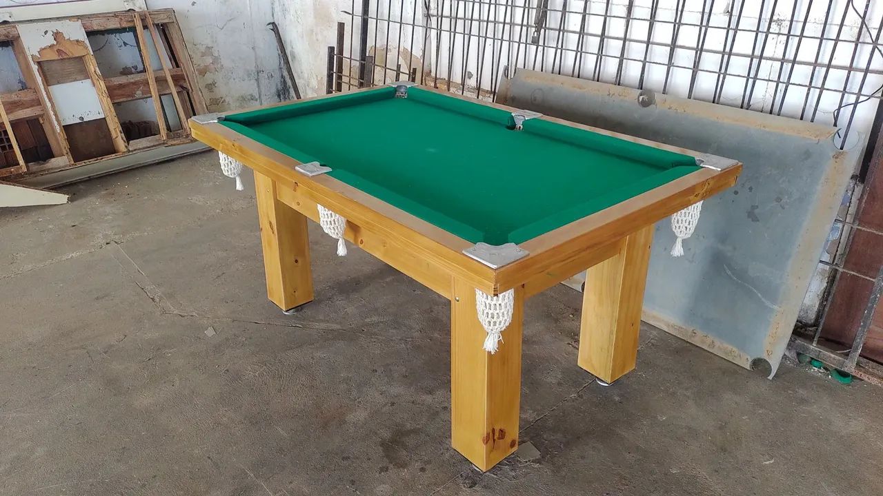 Sinuca  de sextinha com tampo de ping pong 2500 até 3x sem juro - Foto 3