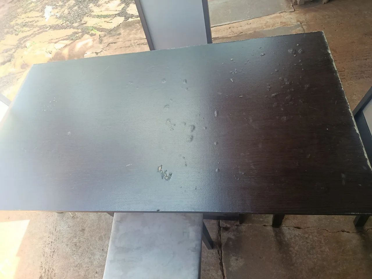 Mesa com 4 cadeiras, usadas  - Foto 2