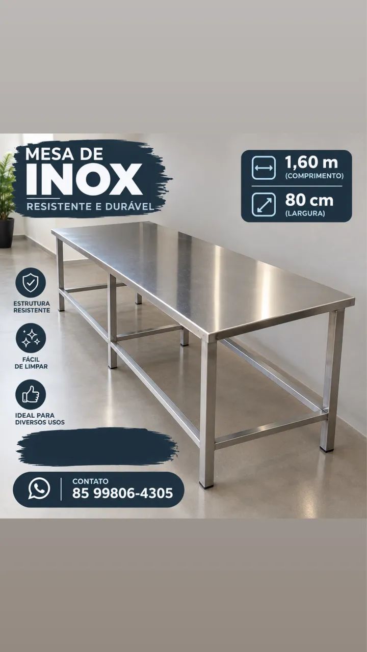 Mesas de inox  - Foto 3