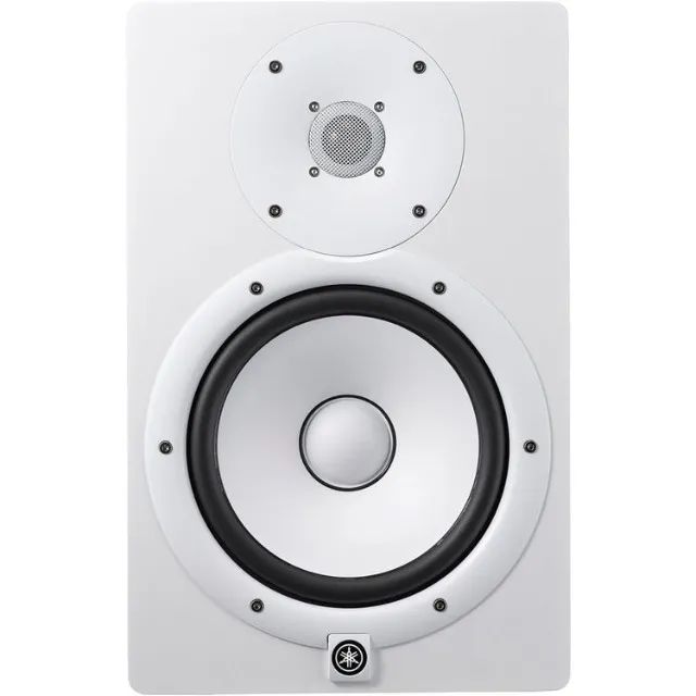Yamaha HS8 PAR Branco Monitor de Referência para Estúdio 120w RMS