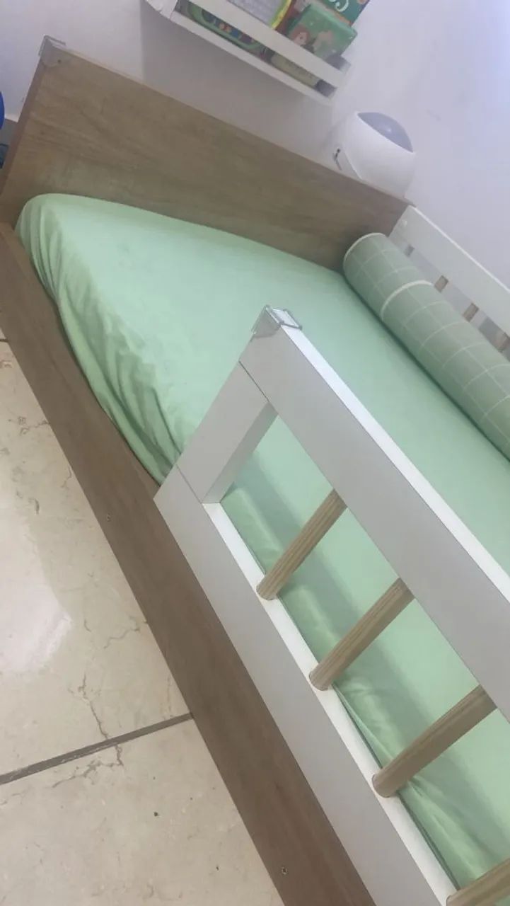 Cama infantil com colchão  - Foto 3