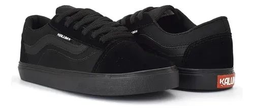 Tenis Cano Baixo Skate Kalum 44 Academia Unissex Leve Confortavel Old School Clássico - Foto 4
