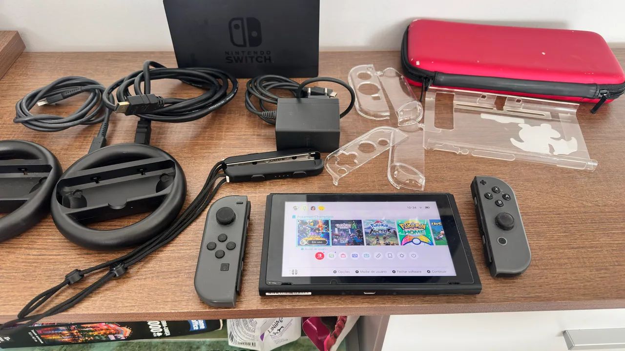 Nintendo Switch, completo. Com sd 128gb. - Foto 3