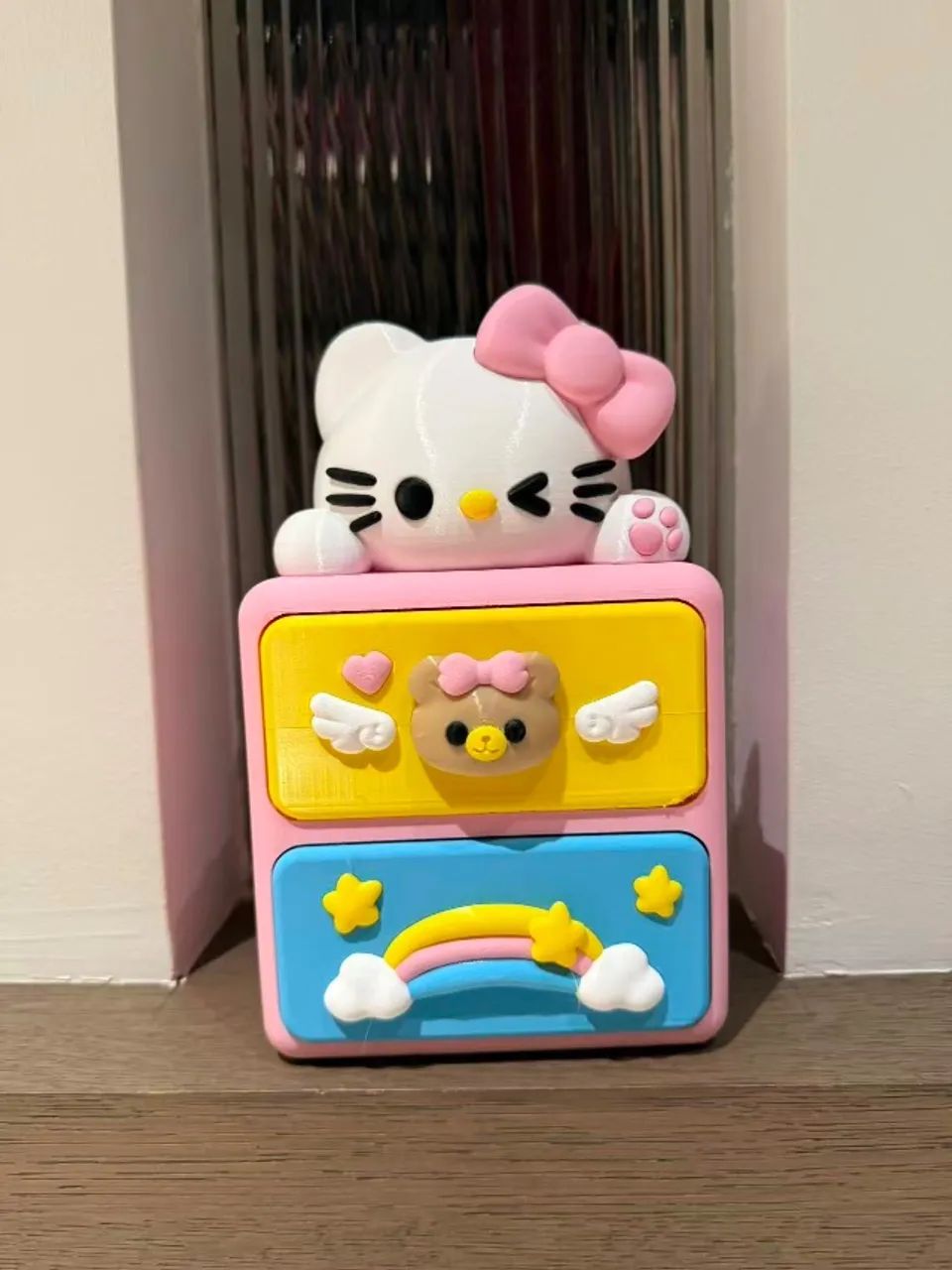 Gaveteiro de Mesa Hello Kitty