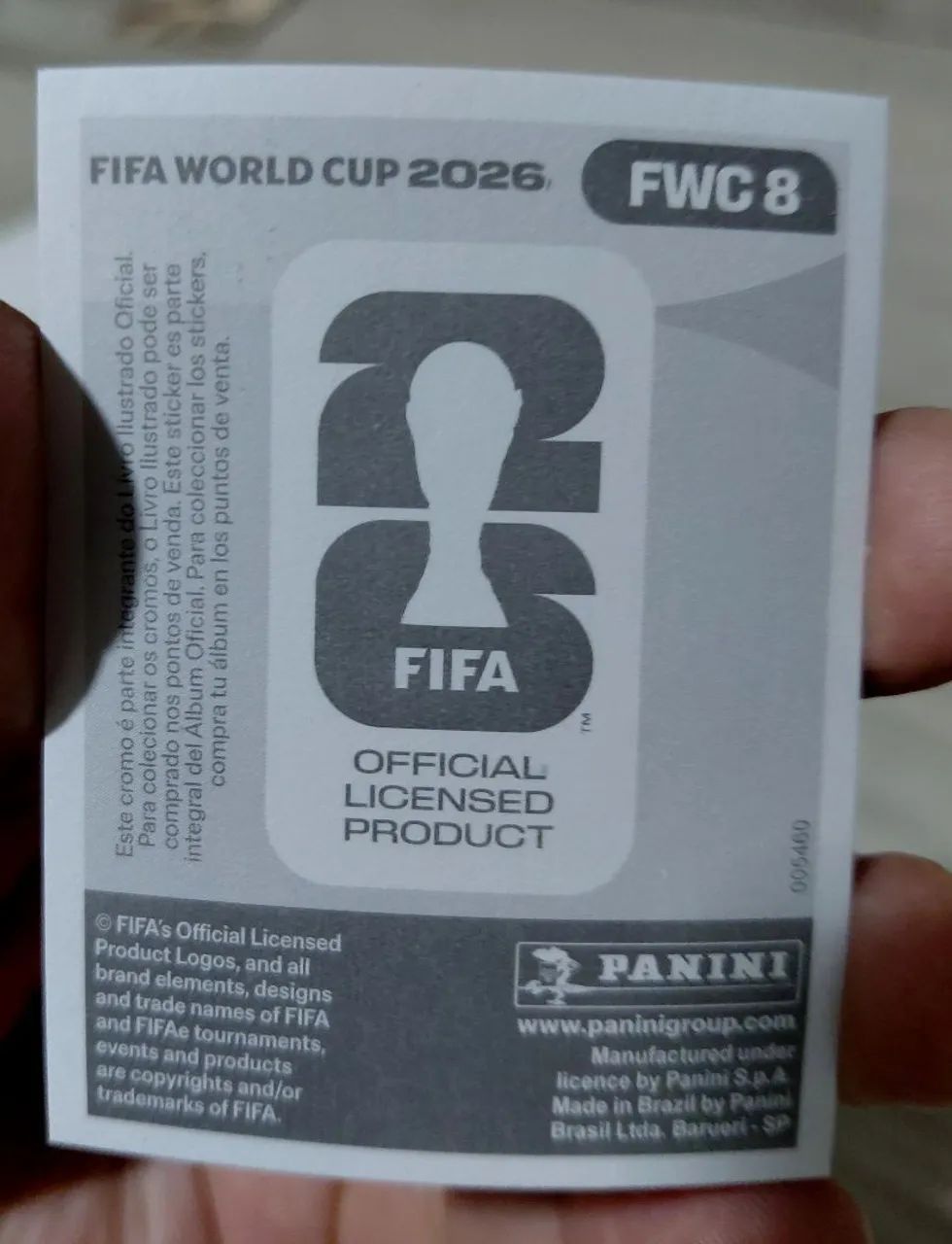 Figurinha FWC8 Copa do Mundo 2026 - Foto 2