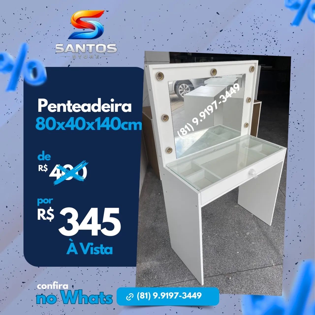 Penteadeira Camarim P1cb - Foto 3
