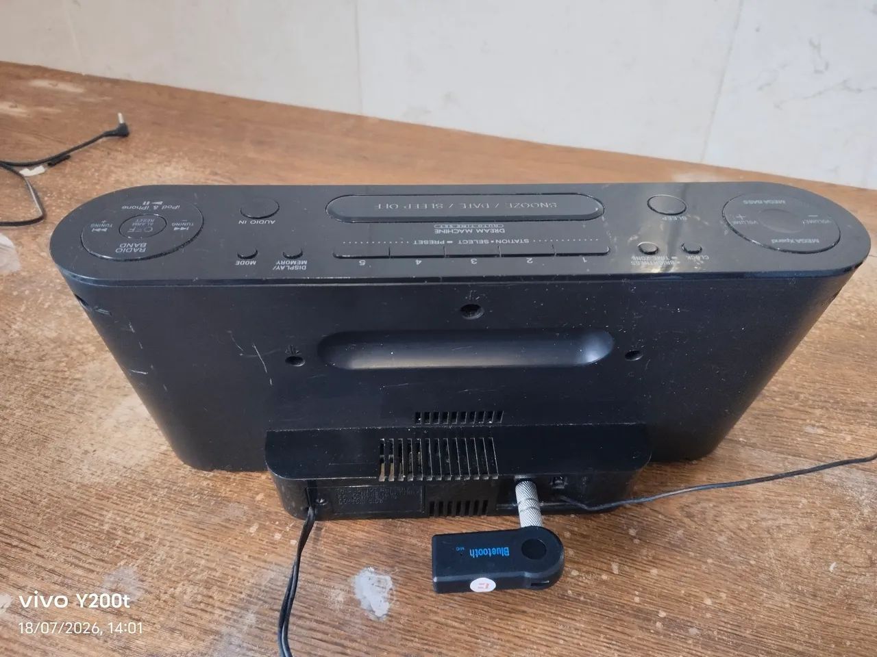 Sony ICF-CS10iP - Rádio Relógio Bluetooth com Dock para iPhone/iPod  - Foto 2