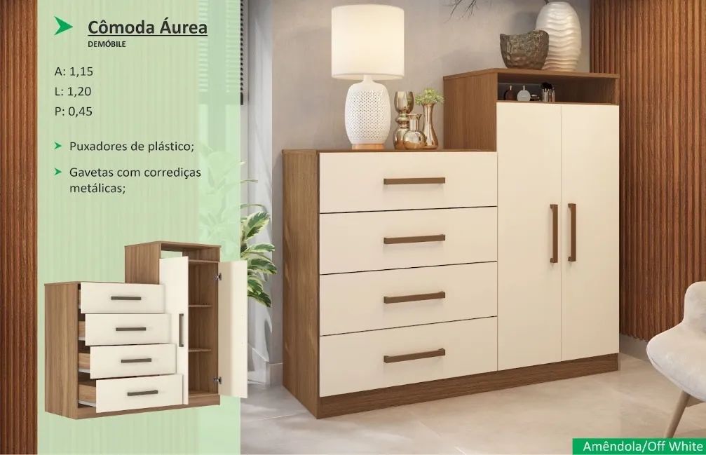 Cômoda Áurea 