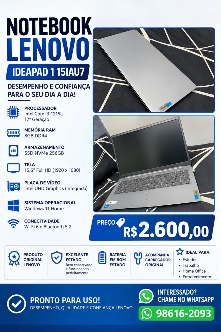 Notebook Lenovo 