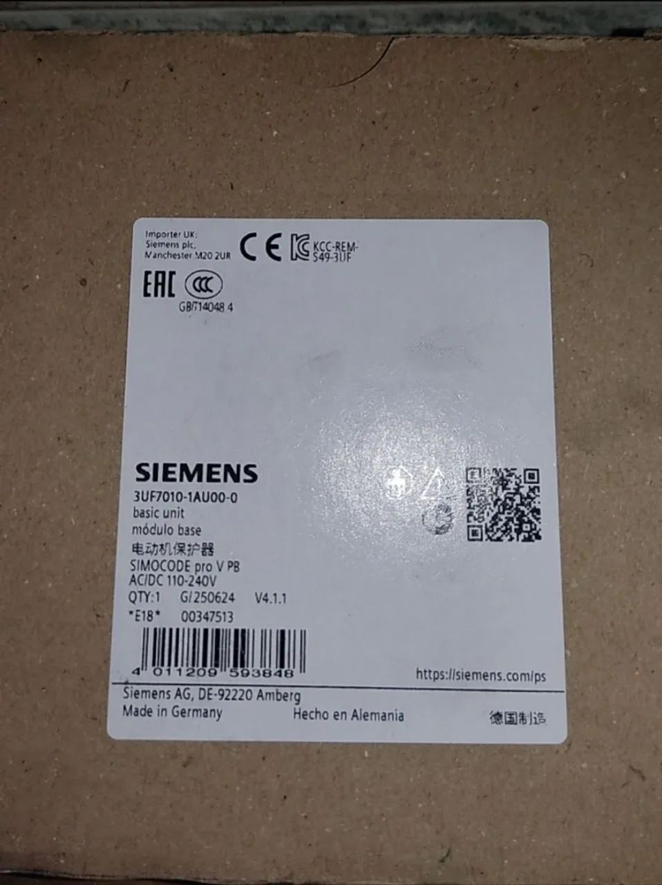 SIMOCODE?pro?V?PB, da Siemens, código?3UF7010?1AU00?0 - Foto 5