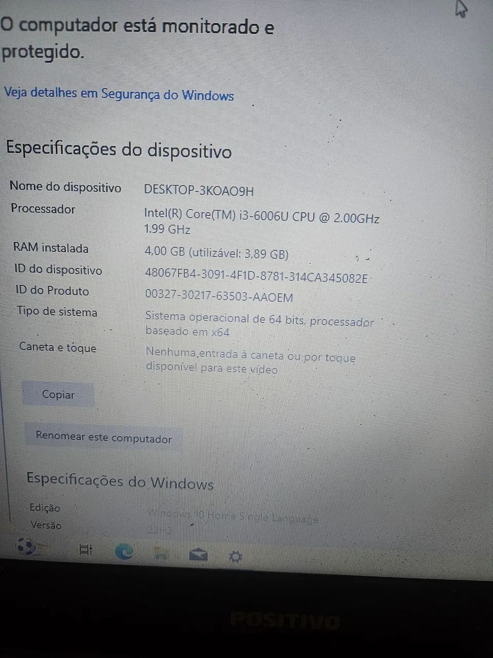 Vendo notbook  positivo stilo i341TA _15 - Foto 3