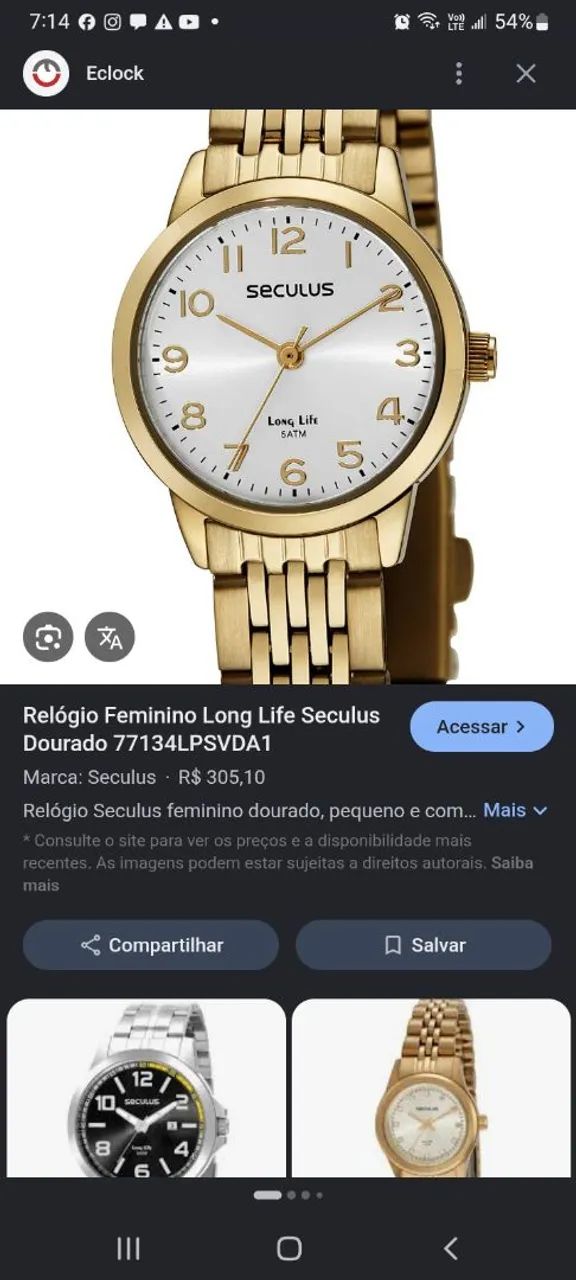 Relógio seculus original  - Foto 2