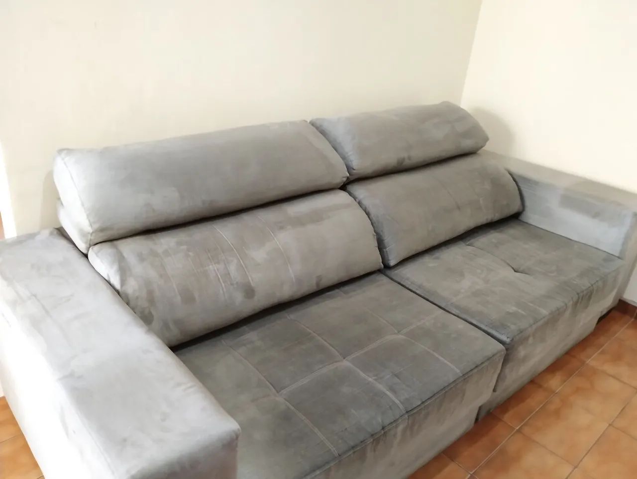 Vendo sofá retrátil e reclinável usado - Foto 3