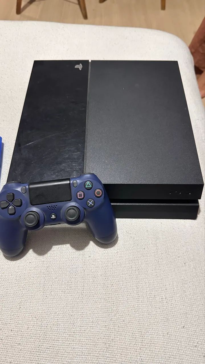     PS4 Fat Completo com Controle e Cabos