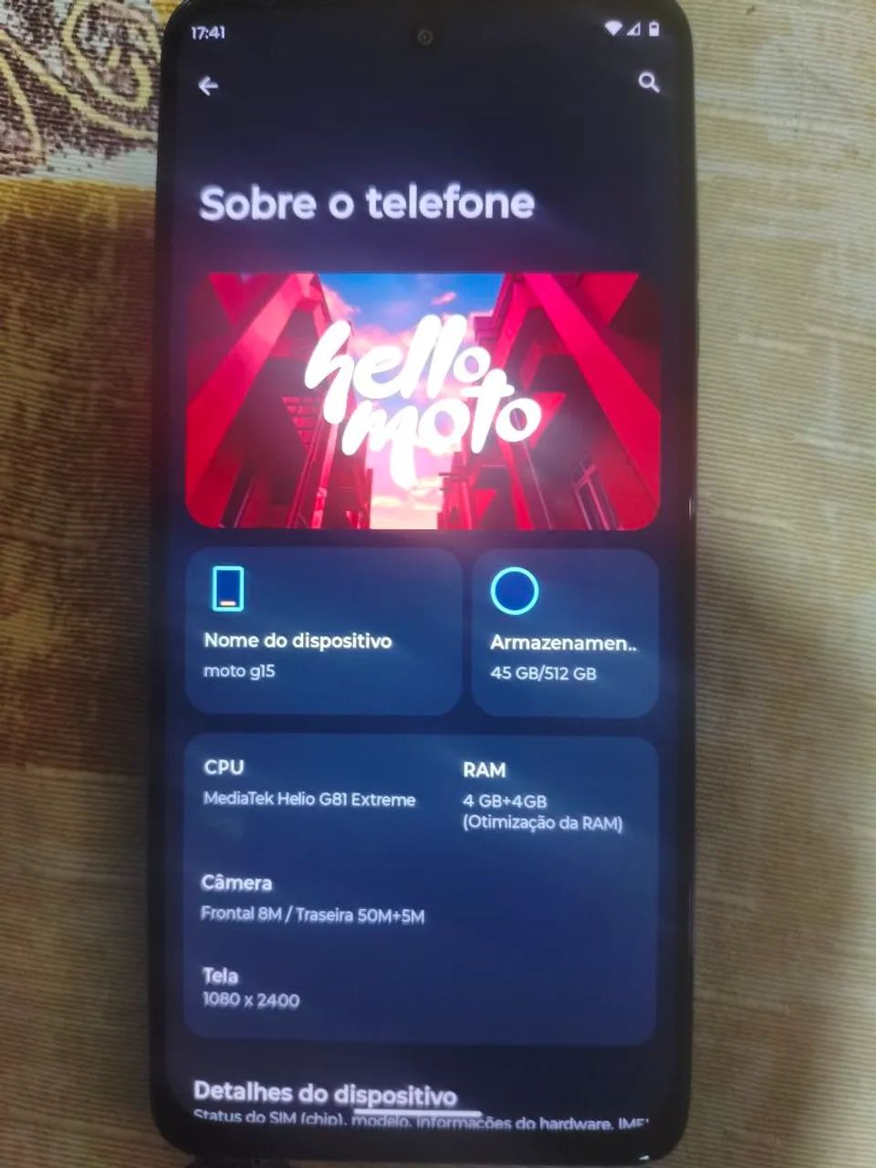 Vendo ou troco moto g15