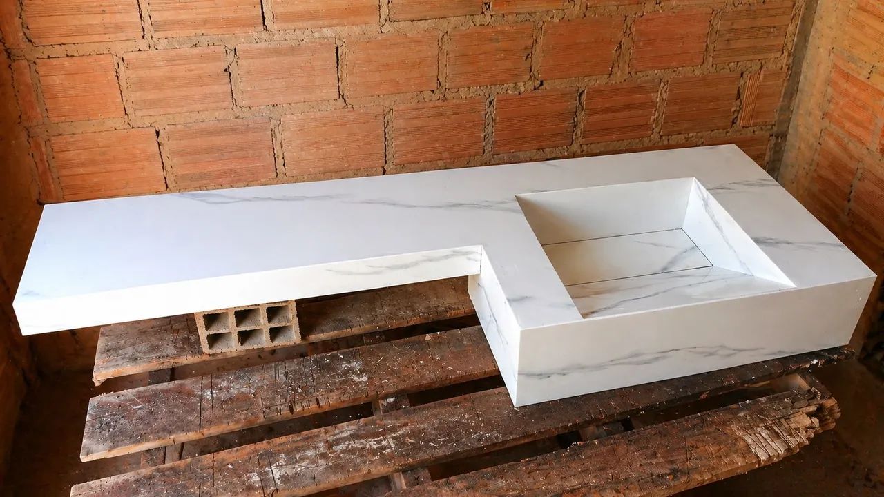 Pia com extensor modelo Rampada  - Foto 3