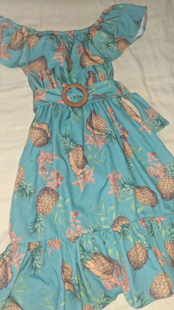 Vestido curto estampado - Foto 4