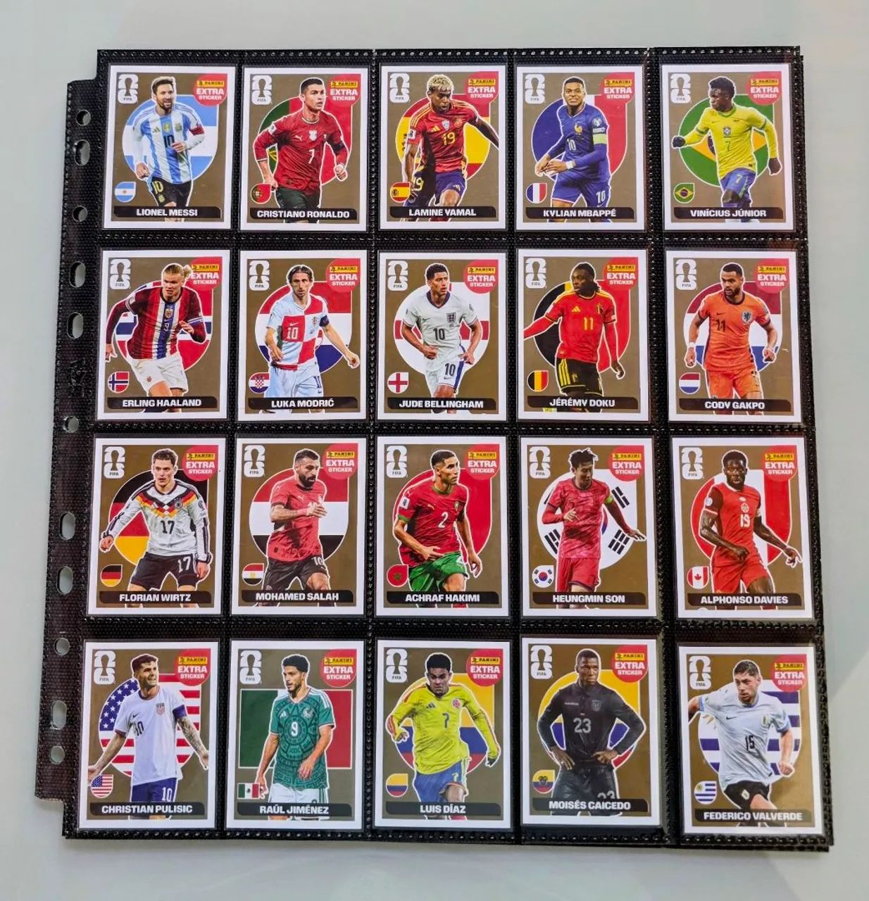 Figurinhas da Copa 2026 Legends Completas 