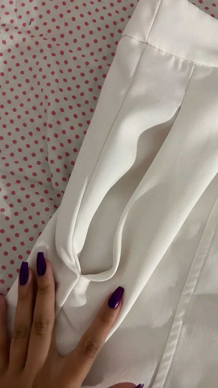 Calça branca alfaiataria  - Foto 2