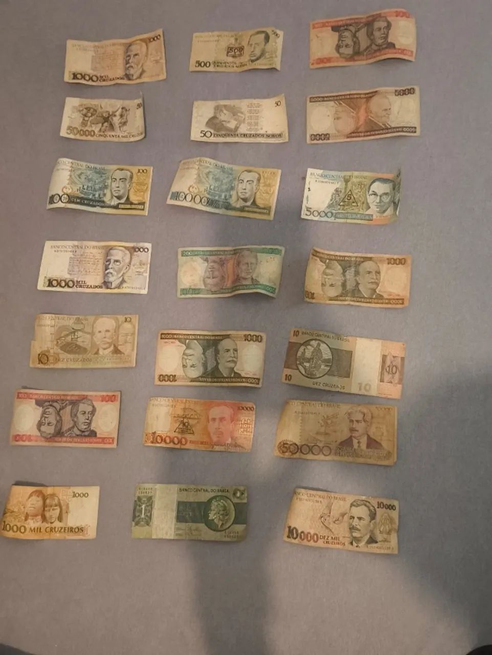 Cédulas Antigas Raras 