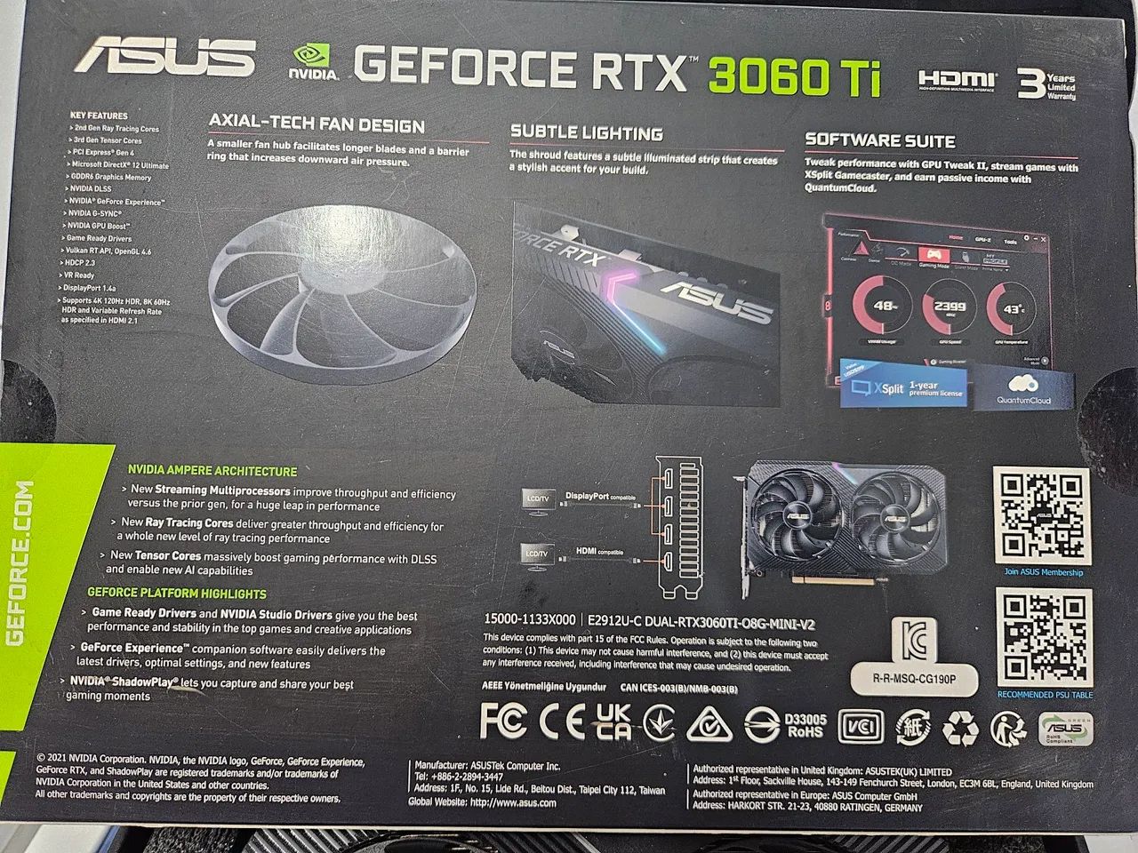 Vendo RTX 3060TI ASUS - Foto 2