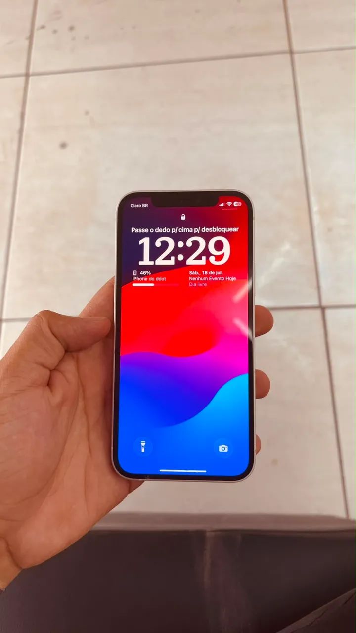 iPhone 12 Branco, 128gb de memória sem detalhes  - Foto 5
