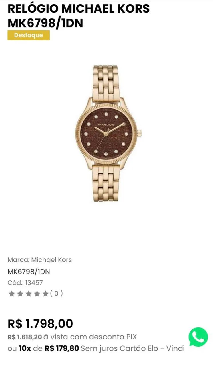 REL ÓGIO MICHAEL KORS MK6798/1DN - Foto 2