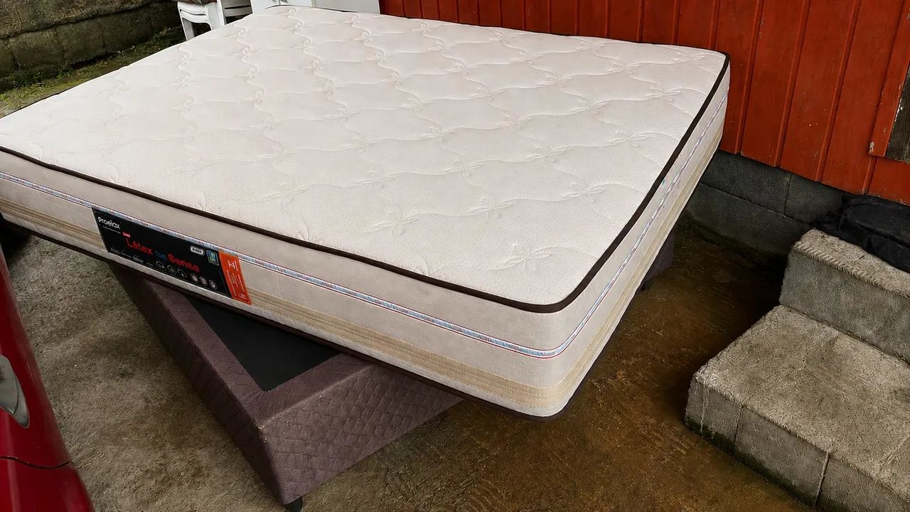Vendo cama box de casal em perfeito estado !!!!! - Foto 3