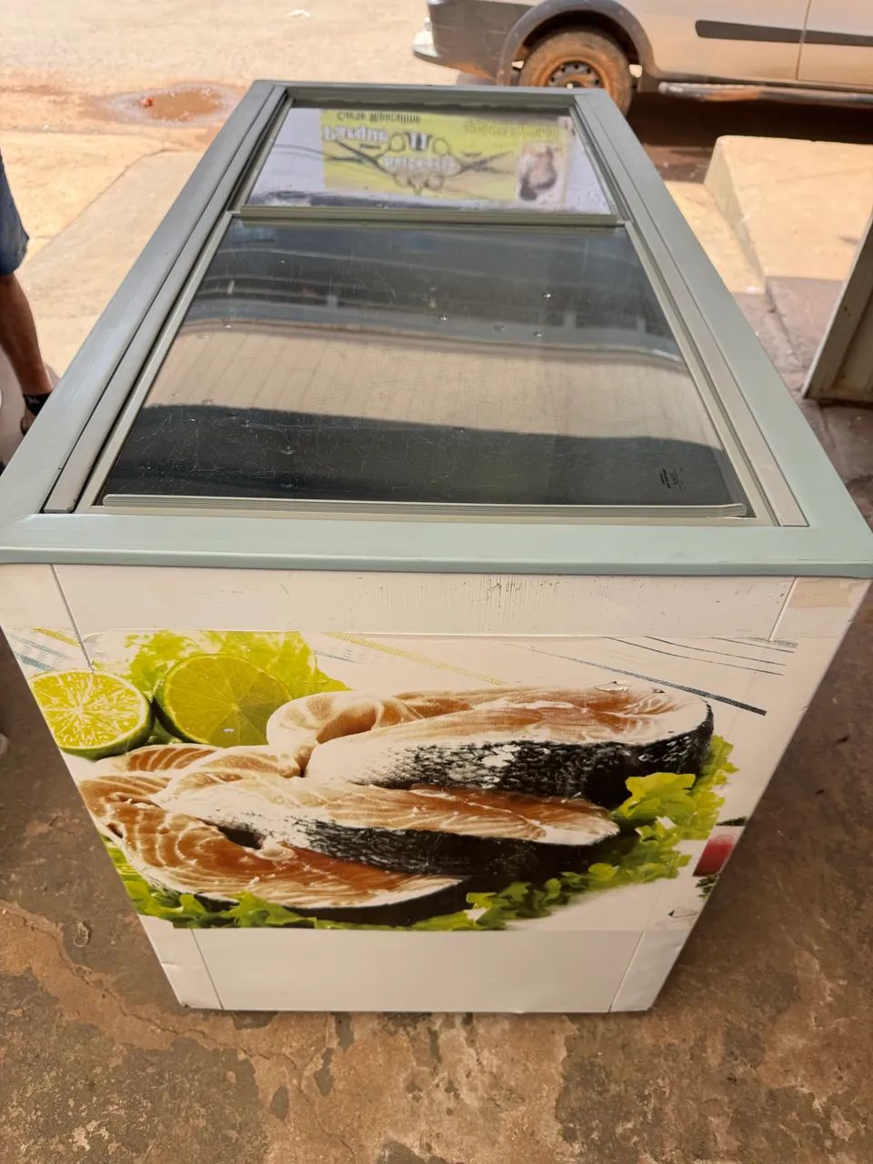 Freezer tampa de vidro horizontal  - Foto 3
