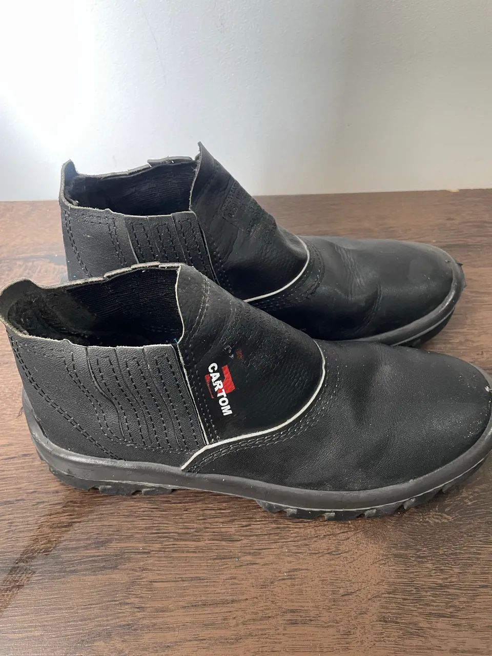 Bota com bico  PU  - Foto 3