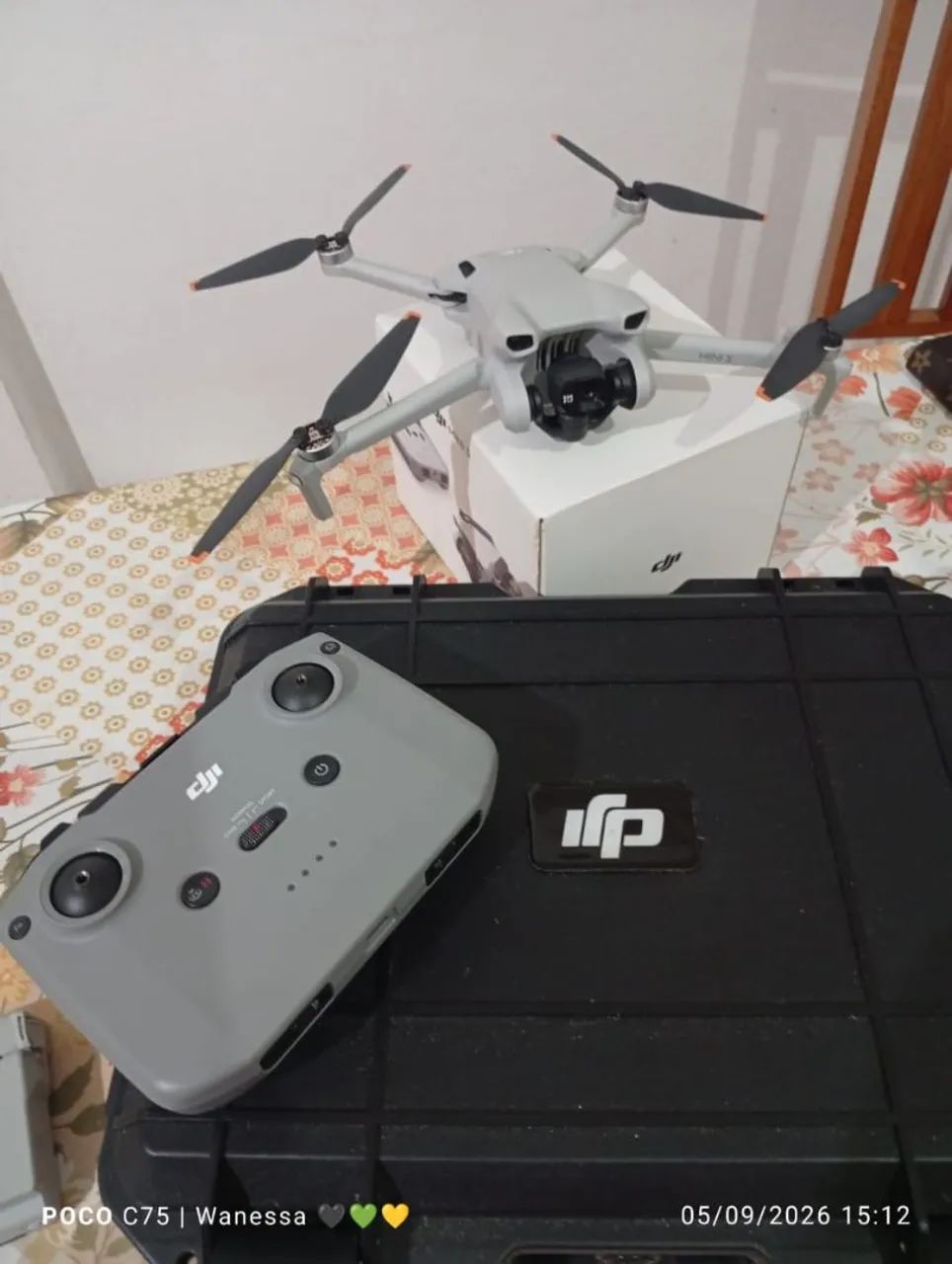 Drone DJI mini 3, incluso duas bateria ( 1 plus), com apenas dois ciclos, cada. - Foto 3