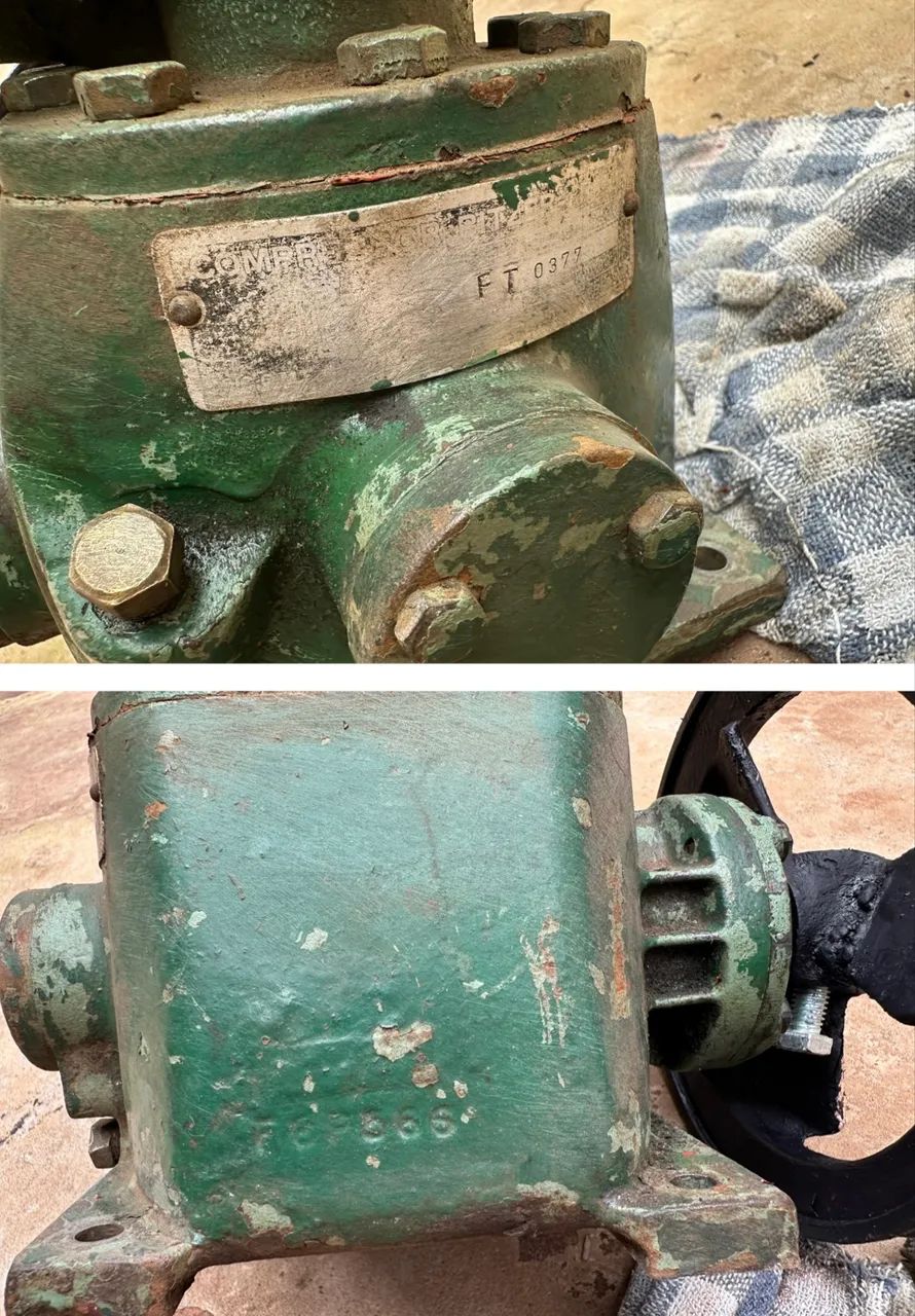 Cabeçote Compressor De Ar Bitzer Antigo - Usado E Funcionando - Foto 4