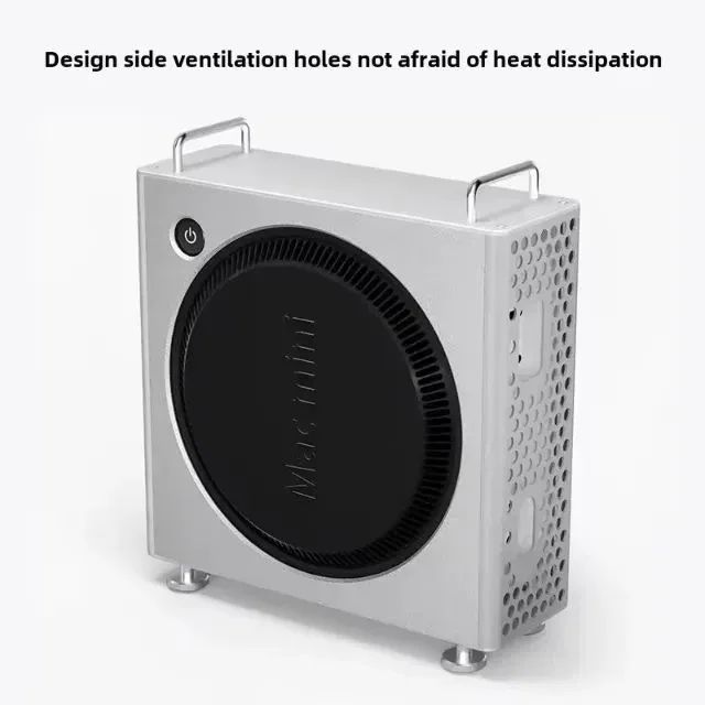 Case de Alumínio para Mac Mini M4 / M4 Pro, Suporte Vertical - Foto 2