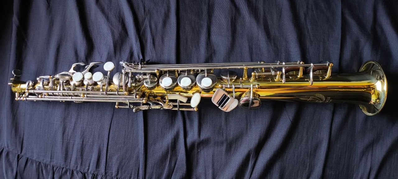 SAX SOPRANO EAGLE 502 NIQUELADO.