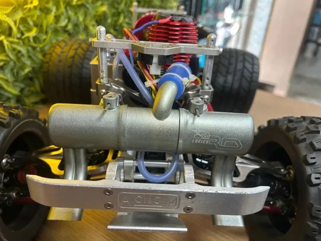 Traxxas T-Maxx 3.3 TSM Nitro 95% em alumínios - Foto 4