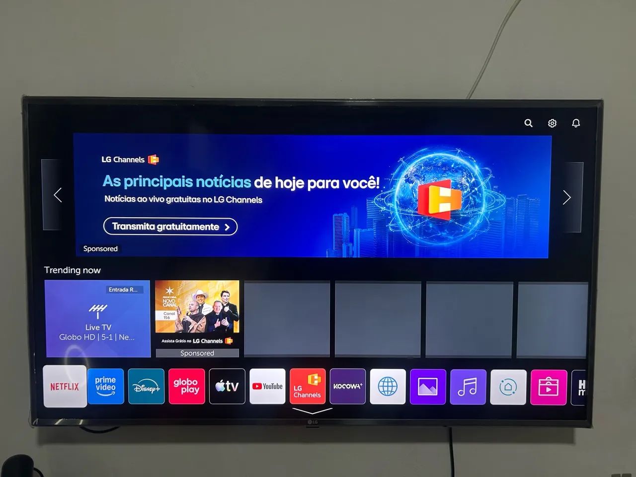 Smart tv LG 50 polegadas 