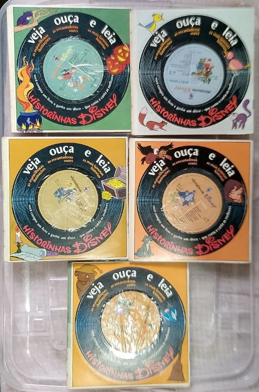 Historinhas Disney com Livro e Disco - Lote 6 - Foto 2