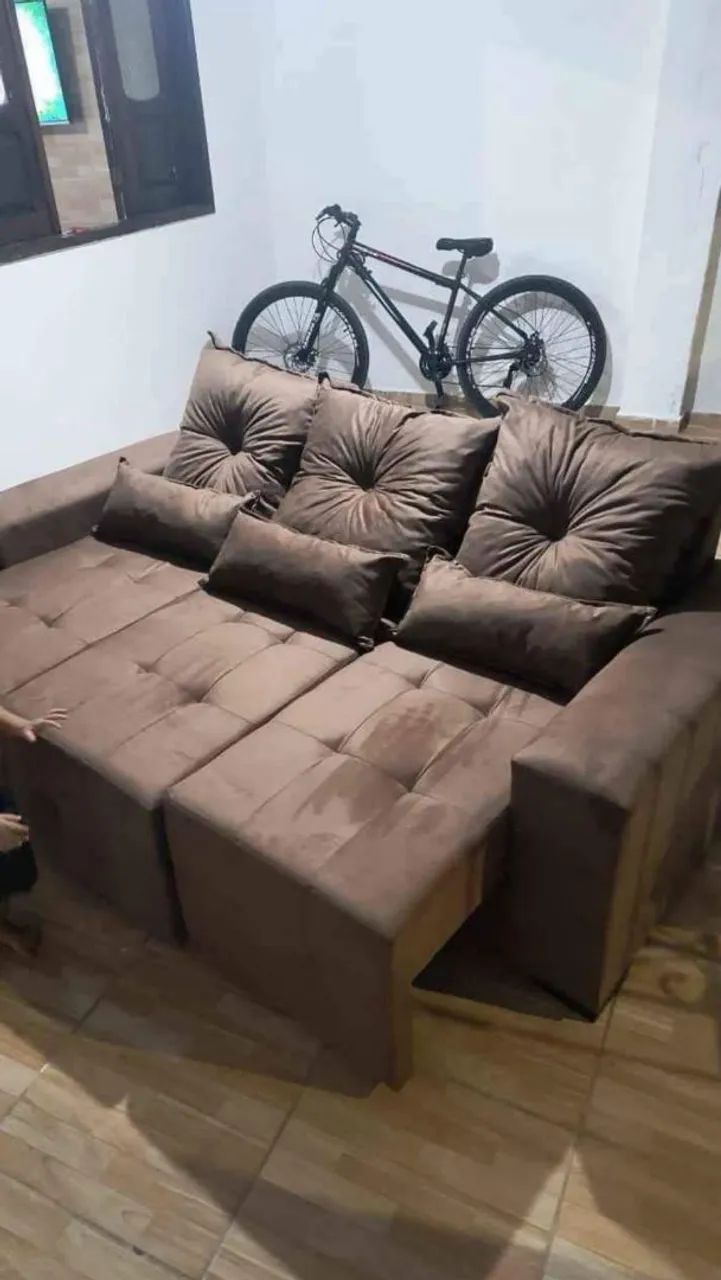 MENOR PREÇO DO MERCADO SOFA RETRATIL 465544806746695681