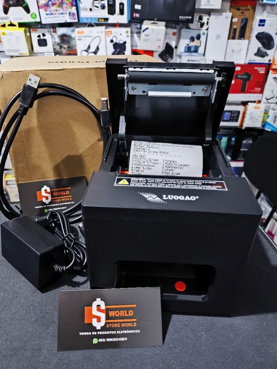 Impressora  Térmica 80mm USB - Loja Store World 