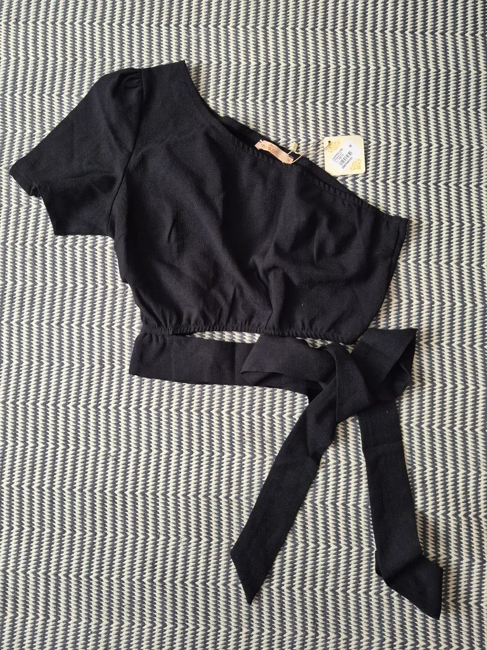 Blusa cropped ombro só