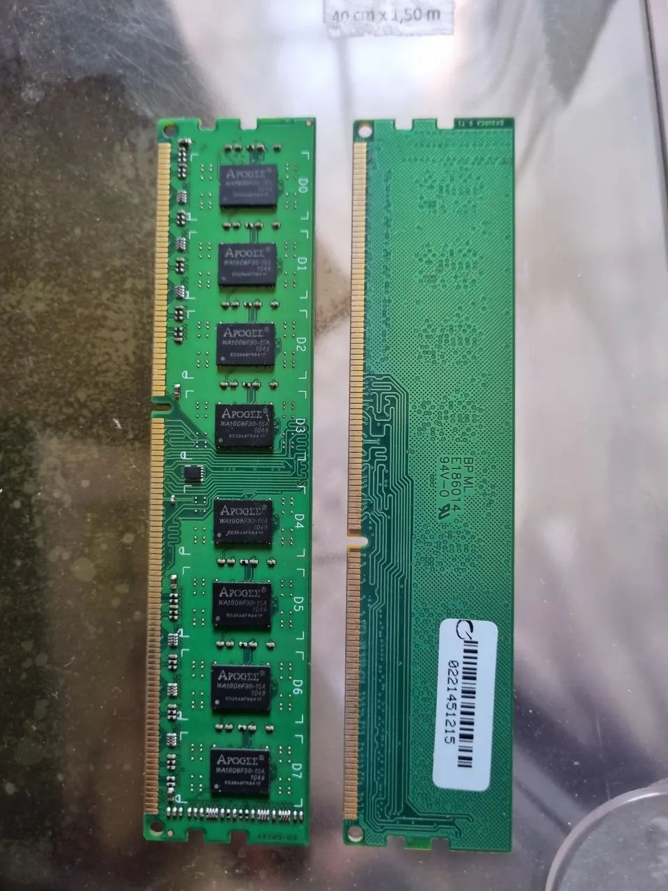 MEMÓRIA RAM DDR3 2X 2GB 1333MHZ - Foto 2