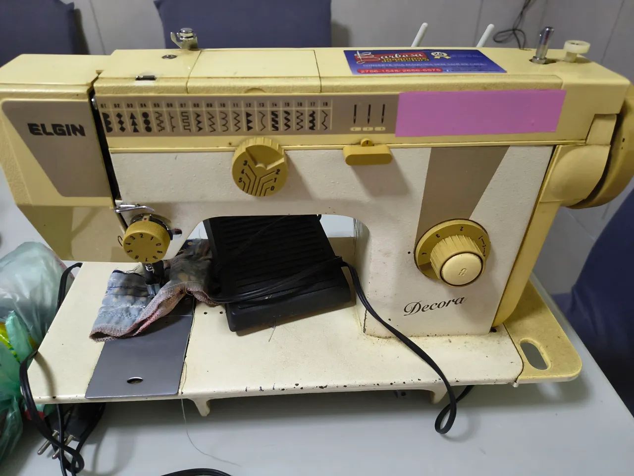 Máquina de costura Elgin. - Foto 4