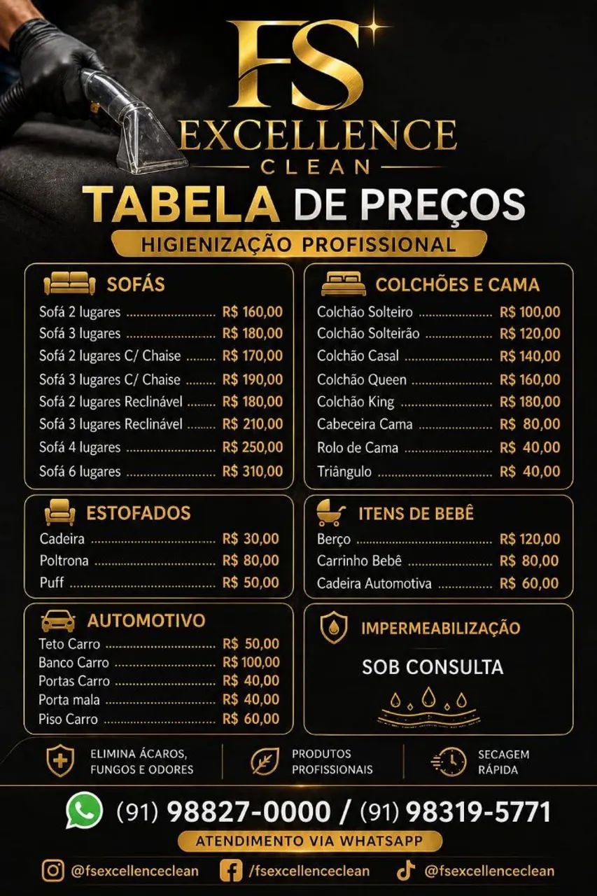 Higienização de Estofados