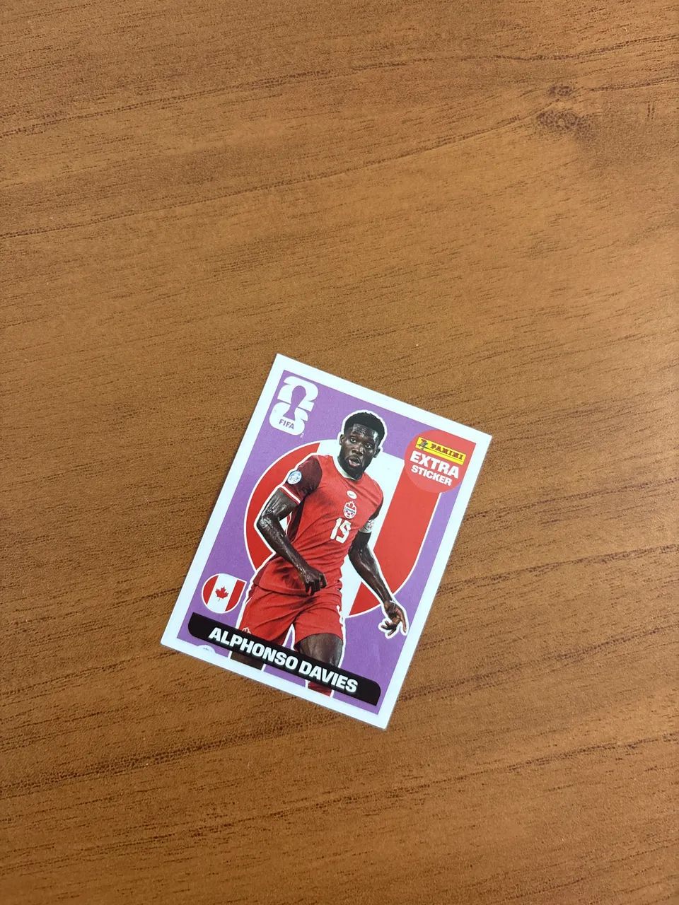 Figurinha Legend (Bordô/Roxa) Panini - Alphonso Davies