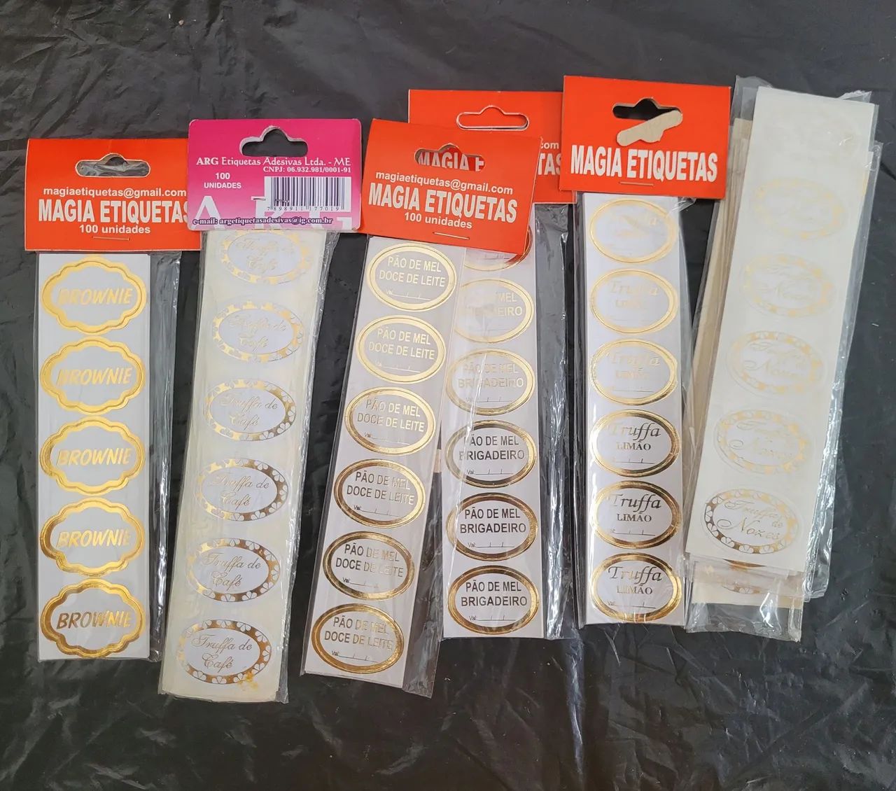 Etiqueta adesiva sabores trufa/bombom - Foto 4