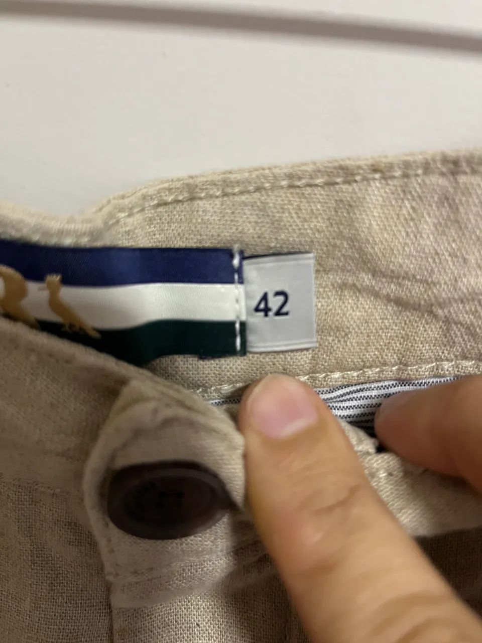 Calça reserva em linho nova com etiqueta  - Foto 4