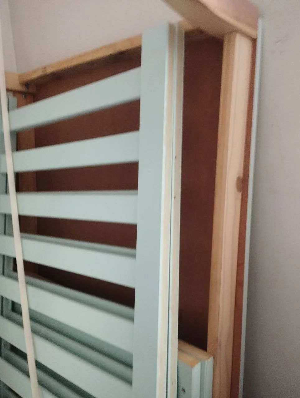Berço Americano Verde Menta (desmontado) - Foto 4