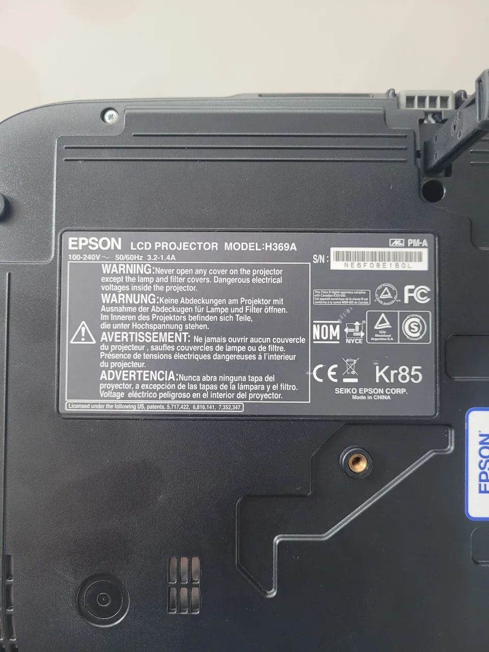 Projetor Epson PowerLite S10+ - Foto 3
